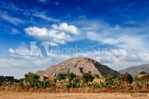 Bild på Teotihuacan Pyramids Mexico